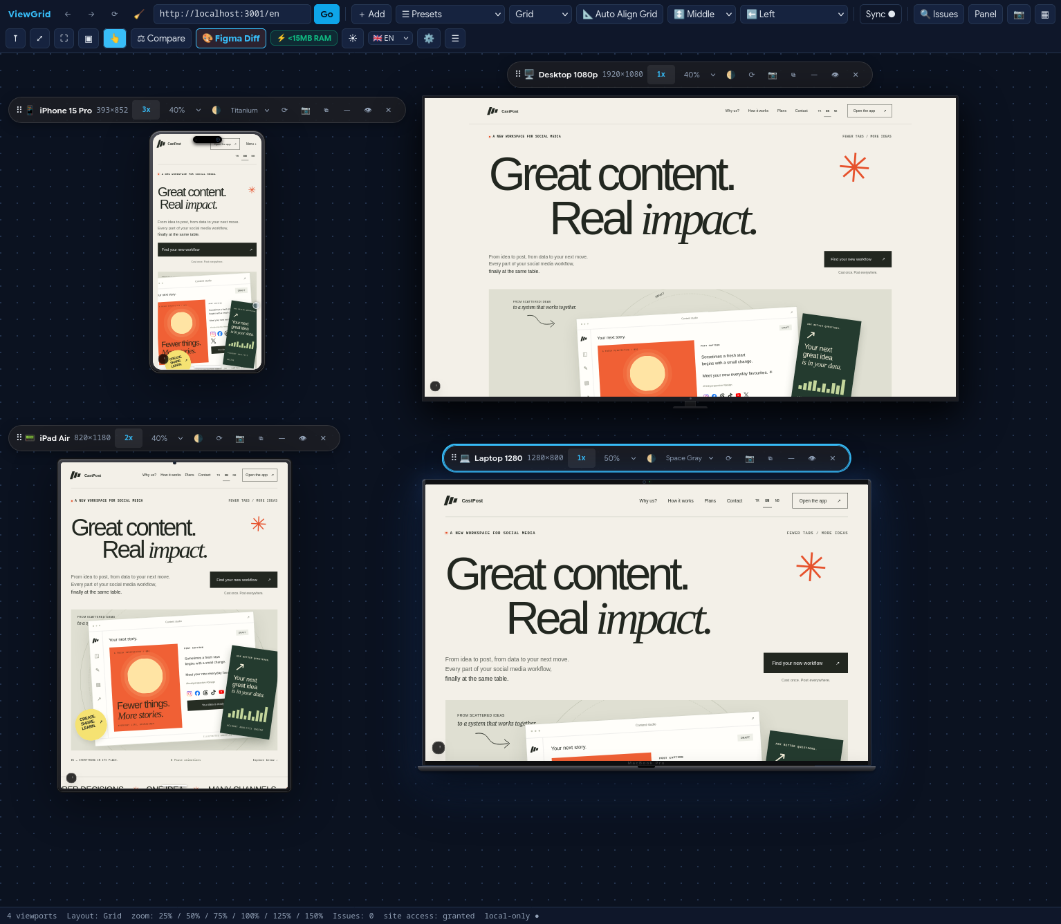 ViewGrid Workspace